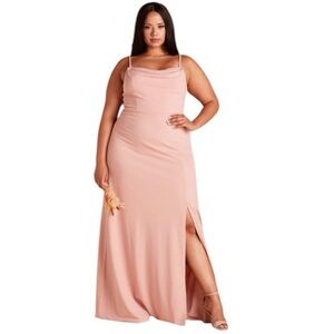 Birdy Grey - NWT Ash Dress Crepe Dusty Rose Sz 1X